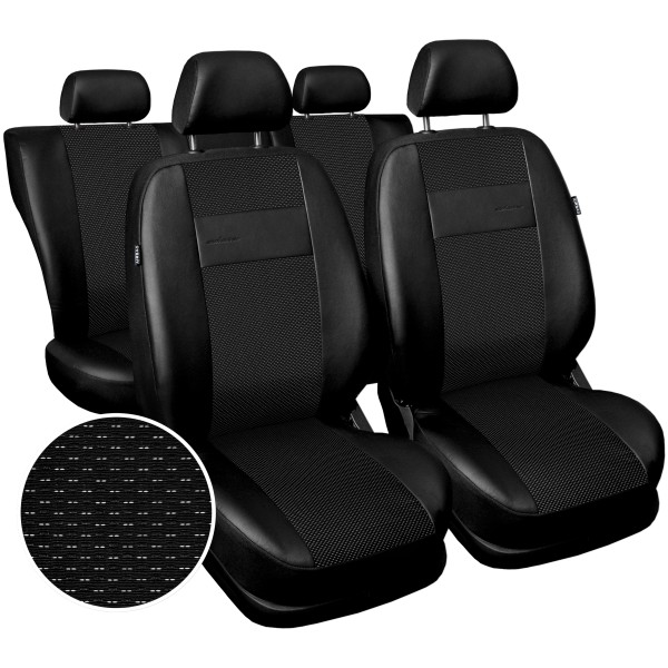 Huse Scaune Audi q3, piele+textil premium