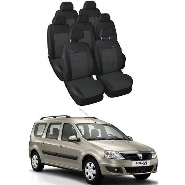 Set Huse Scaune dedicate Dacia Logan MCV 7 Locuri 2007-2013 (BANCHETA FRACTIONATA) Premium Set Huse Scaune dedicate Dacia Logan MCV 7 Locuri 2007-2013 (BANCHETA FRACTIONATA) Premium