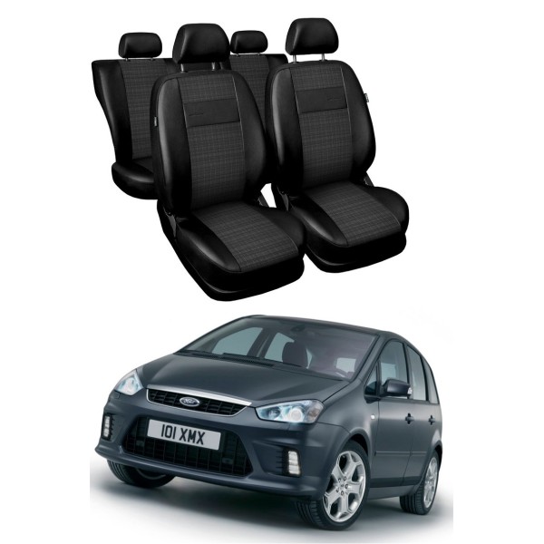 Huse Scaune Ford C-MAX 2004-2010 din piele si material textil