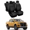 Huse Scaune Ford Ranger 5 locuri cabina dubla 2017-2019 din piele si material textil Huse Scaune Ford Ranger 5 locuri cabina dubla 2017-2019 din piele si material textil