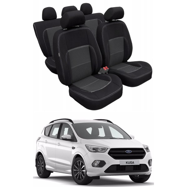 Huse scaune Ford Kuga 2015-2019 premium textil
