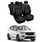 Huse Scaune Ford Kuga 2016-2019 din piele si material textil Huse Scaune Ford Kuga 2016-2019 din piele si material textil