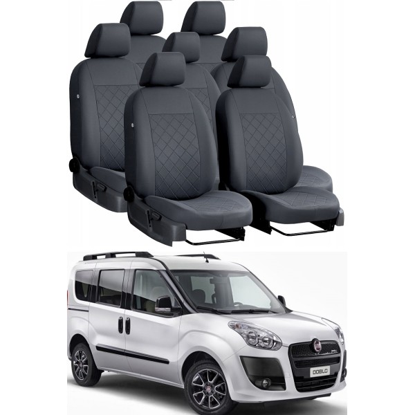 Huse Scaune 7 locuri Fiat Doblo 2011-2019 dedicate