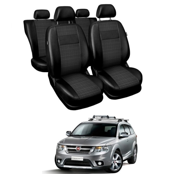 Huse Scaune din piele si material textil Fiat Freemont 2012-2018