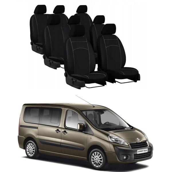 Huse Scaune 8 locuri individuale Fiat Scudo/Citroen Jumpy/Peugeot Expert 2009-2015 dedicate