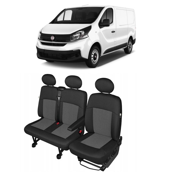 Huse Scaune Fiat Talento 3 locuri 2016-2019