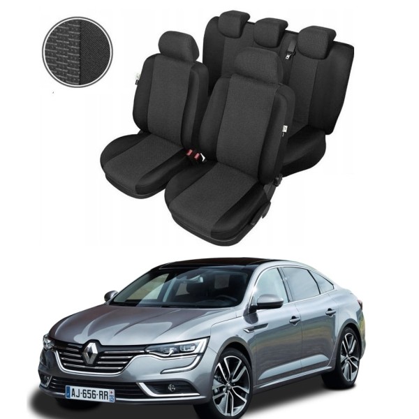 Huse Scaune Dedicate Renault Talisman 2015-2019 Premium Bancheta Fractionata