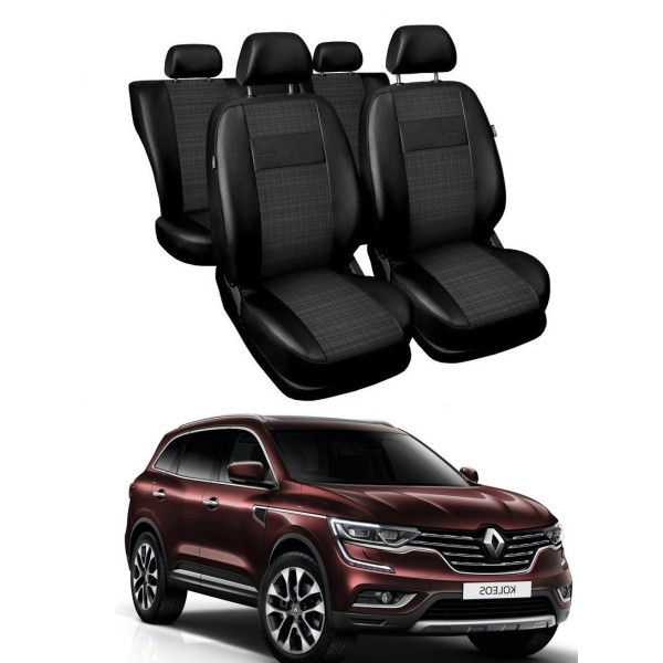 Huse Scaune piele si material textil Renault Koleos 2015-2019