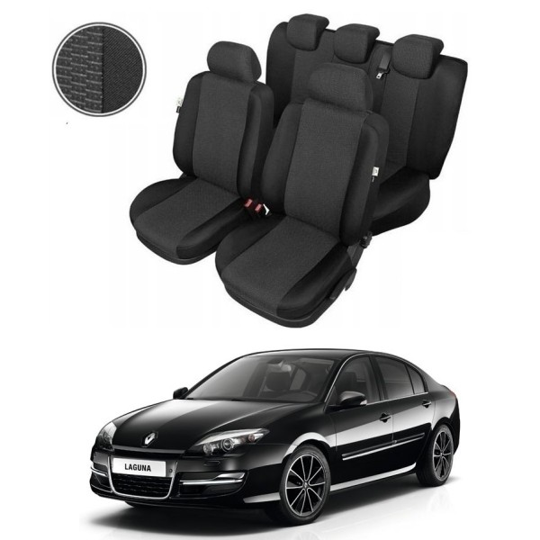 Huse Scaune Dedicate Renault Laguna 2007-2015 Premium Bancheta Fractionata
