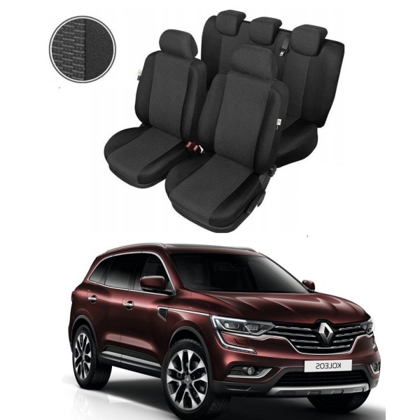 Huse Scaune Dedicate Renault Koleos  2015-2019 Premium Bancheta Fractionata