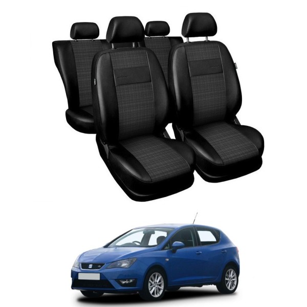 Huse Scaune piele si material textil Seat Ibiza 2008-2015