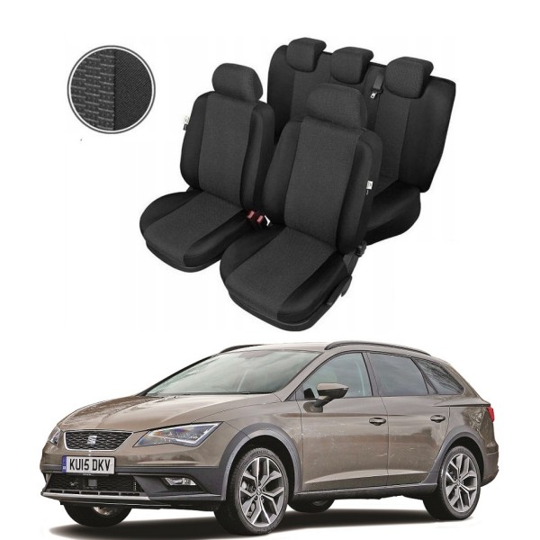 Huse Scaune Dedicate Seat Leon X-Perience Premium Bancheta Fractionata