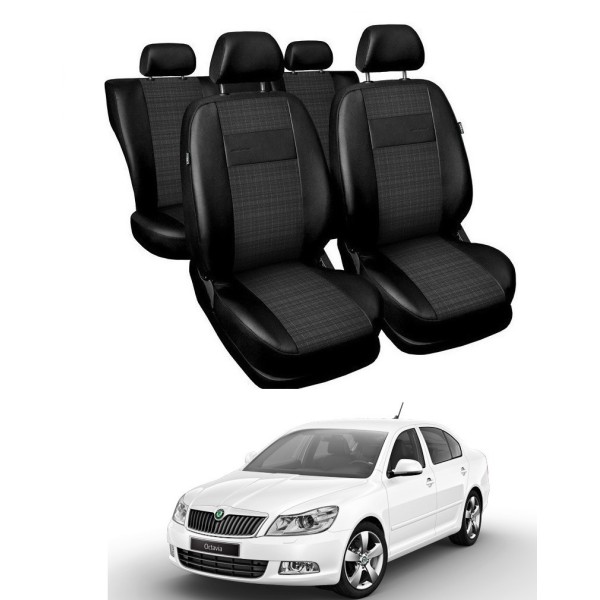 Huse Scaune din piele si material textil Skoda Octavia 2004-2013