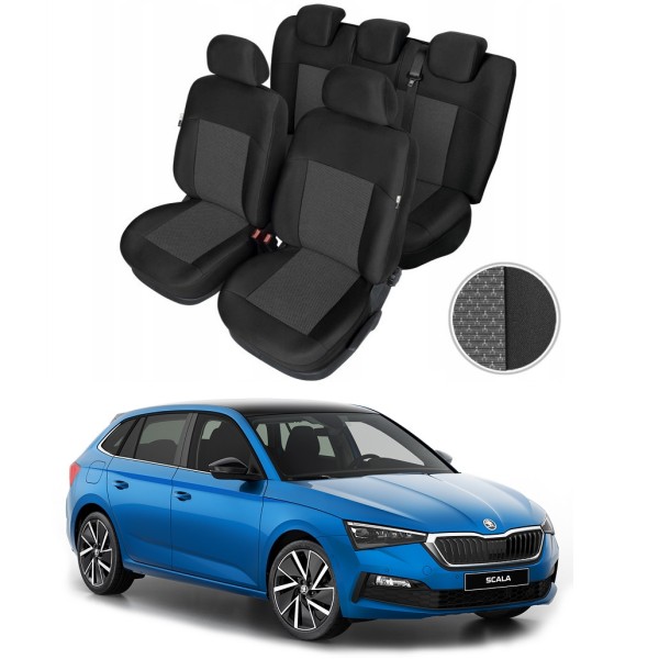 Huse Scaune Dedicate Skoda Scala 2018-2020 Premium Bancheta Fractionata