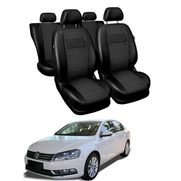 Huse Scaune piele si material textil (VW) Volkswagen Passat B7 2011-2015