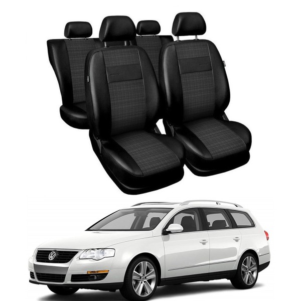 Huse Scaune piele si material textil (VW) Volkswagen Passat B6 2005-2010