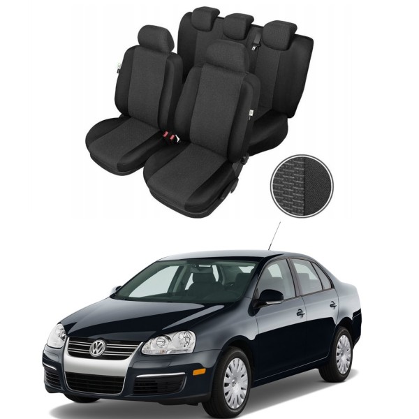 Huse Scaune Dedicate Vw Jetta 2005-2011 Premium Bancheta Fractionata