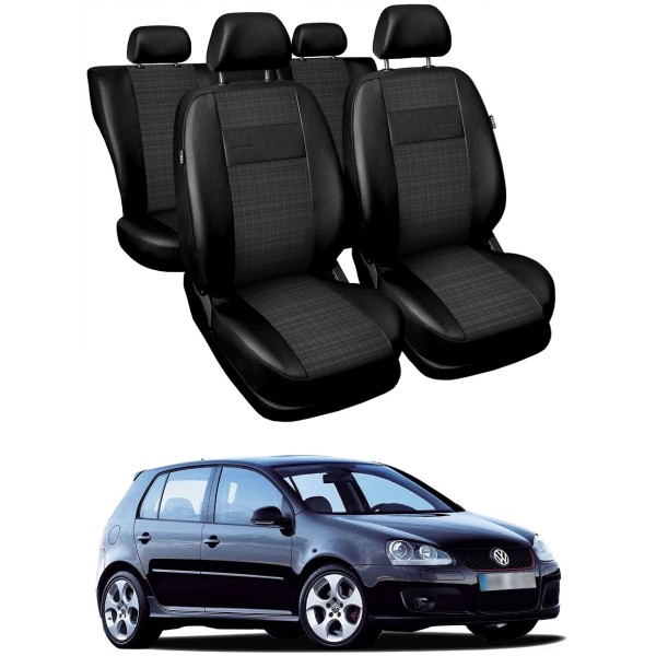 Huse Scaune Vw Golf 5 2004-2010 din piele+textil