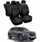 Huse Scaune Hyundai Tucson 2015-2019, piele+textil premium Huse Scaune Hyundai Tucson 2015-2019, piele+textil premium