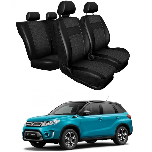Huse Scaune Suzuki Vitara 2015-2019 din piele si material textil