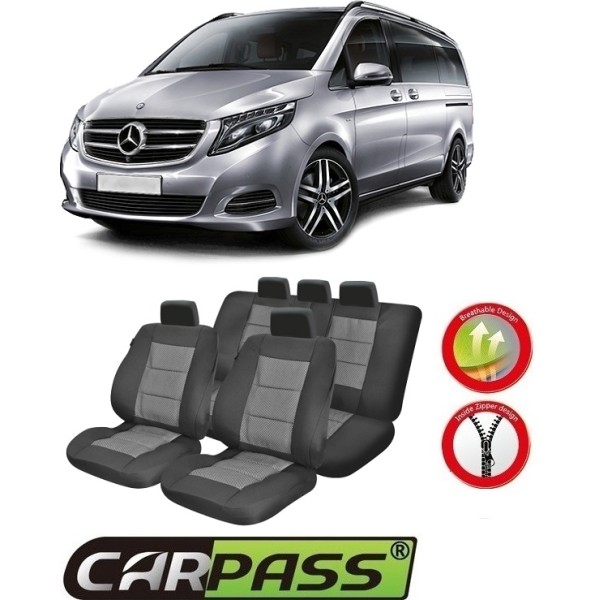 Huse Scaune Dedicate Mercedes-Benz Vito/Viano 5 locuri 2014-2017 Premium