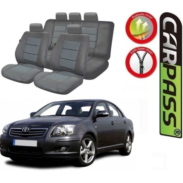 Huse Scaune Dedicate Toyota Avensis 2002-2008 Premium