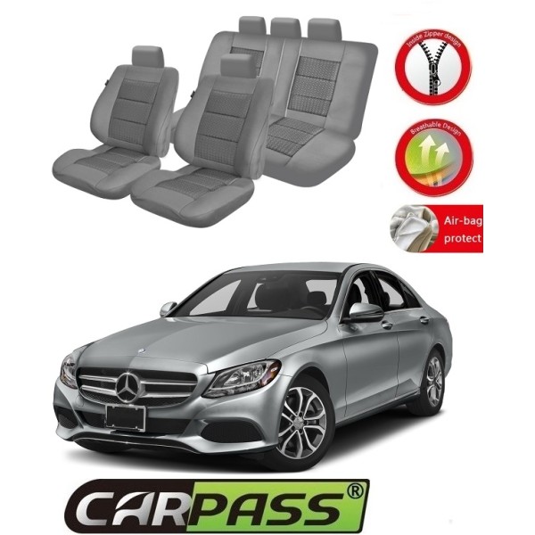 Huse Scaune Dedicate Mercedes-Benz C-Class 2015-2017 Premium