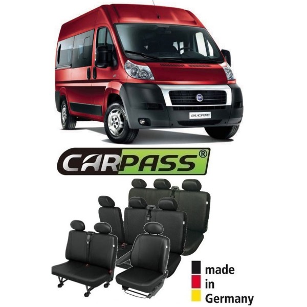 Huse Scaune 9 locuri (8+1) Dedicate Fiat Ducato  2008-2013 Premium
