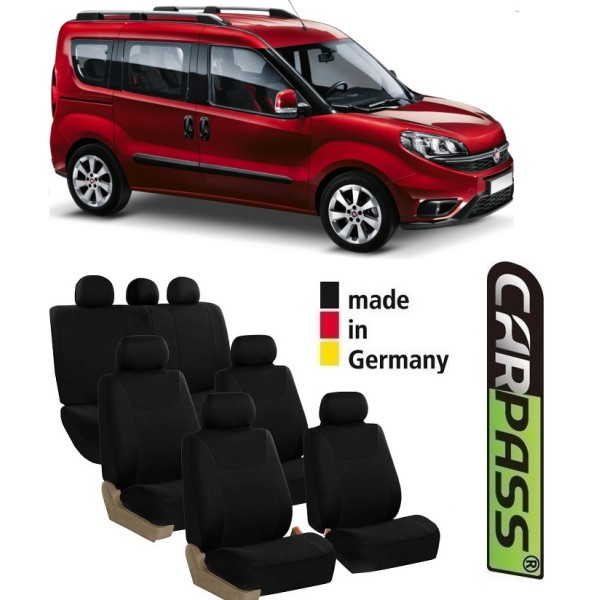 Huse Scaune Dedicate 7 Locuri Fiat Doblo Maxi 2010-2017 Premium