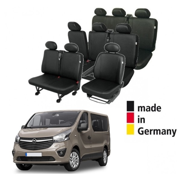 Huse Scaune Dedicate Opel Vivaro 8+1 Locuri  2014-2017 Premium