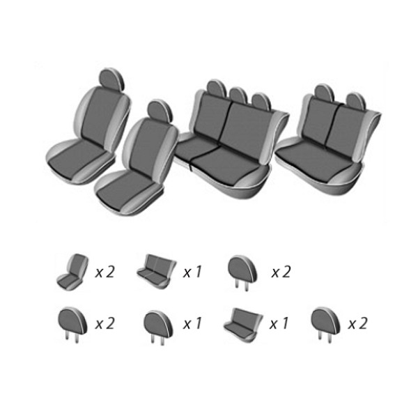 Huse Scaune Dedicate Volvo XC90 7 locuri 2002-2013 Premium Huse Scaune Dedicate Volvo XC90 7 locuri 2002-2013 Premium