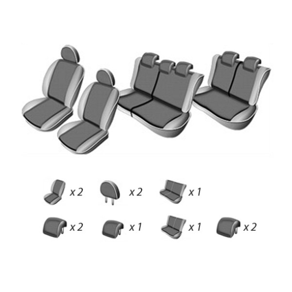 Huse Scaune Dedicate 7 Locuri Dacia Logdy/Stepway 2012-2017 Premium Huse Scaune Dedicate 7 Locuri Dacia Logdy/Stepway 2012-2017 Premium