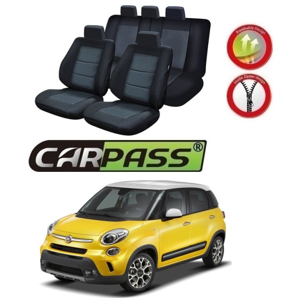Huse Scaune 5 locuri Dedicate Fiat 500L 2014-2017 Premium
