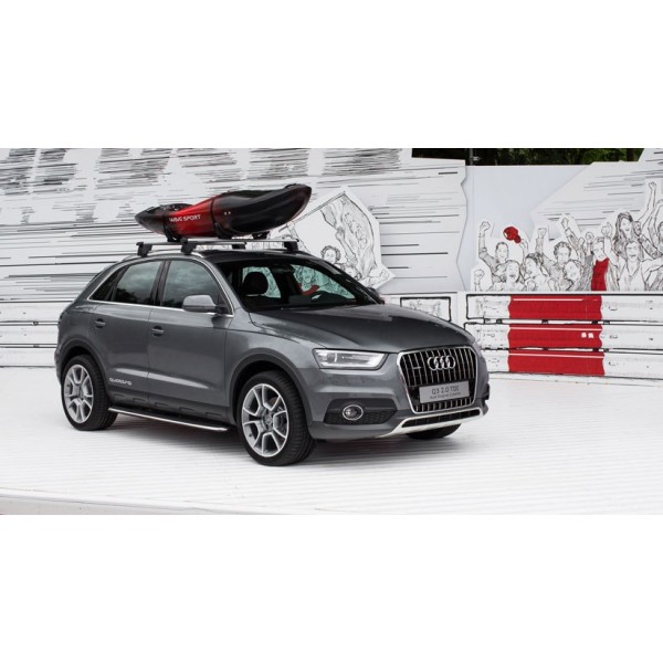 Bare portbagaj pentru Audi Q3 2012-2017 din aluminiu cu sistem antifurt si cheie Bare portbagaj pentru Audi Q3 2012-2017 din aluminiu cu sistem antifurt si cheie