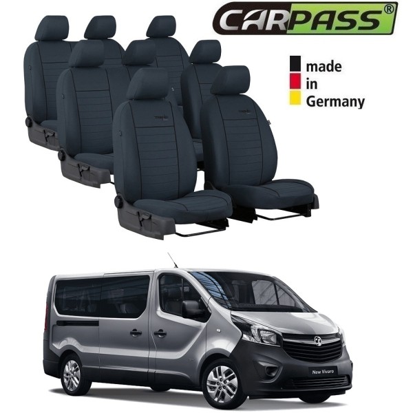 Huse Scaune dedicate Opel Vivaro 8 locuri 2015-2019