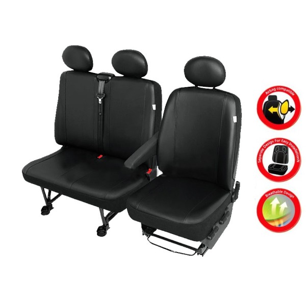 Huse Scaun din piele dedicate Mercedes Vito Viano 6 locuri 2015-2019 Huse Scaun din piele dedicate Mercedes Vito Viano 6 locuri 2015-2019