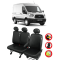 Huse Scaune din piele Ford Transit 3 locuri (2+1) 2015-2019 Huse Scaune din piele Ford Transit 3 locuri (2+1) 2015-2019
