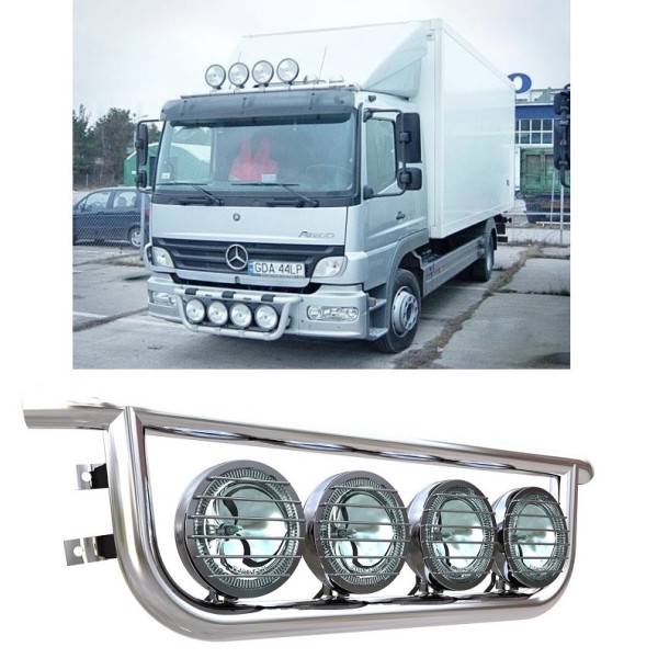 Bullbar/Bara Proiectoare Inox Grila Partea Inferioara Mercedes Atego Bullbar/Bara Proiectoare Inox Grila Partea Inferioara Mercedes Atego