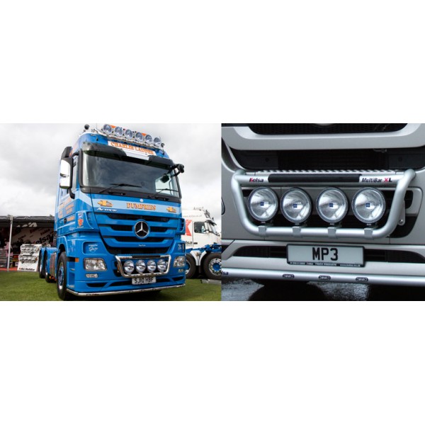 Bullbar/Bara Proiectoare Inox Cabina partea superioara Mercedes Actros Mp2,Mp3 Bullbar/Bara Proiectoare Inox Cabina partea superioara Mercedes Actros Mp2,Mp3