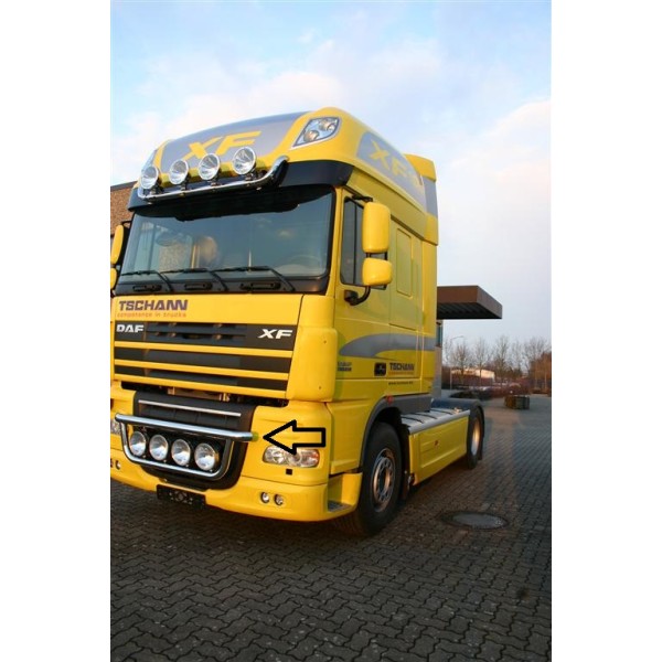 Bullbar/Bara Proiectoare Inox Grila Partea Inferioara Daf XF 105 Bullbar/Bara Proiectoare Inox Grila Partea Inferioara Daf XF 105
