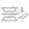 Bullbar/Bara Proiectoare Inox Grila Partea Inferioara Daf XF 105 Bullbar/Bara Proiectoare Inox Grila Partea Inferioara Daf XF 105