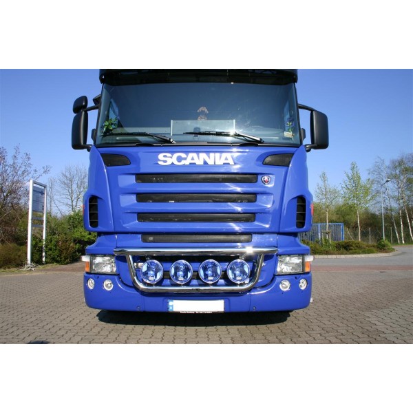 Bullbar/Bara Proiectoare Inox Grila Partea Inferioara Scania R/TOP LINE 2002-2015