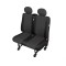 Huse Scaune Ford Transit 7 locuri cabina dubla dokka 2006-2022 din bumbac gros Huse Scaune Ford Transit 7 locuri cabina dubla dokka 2006-2022 din bumbac gros