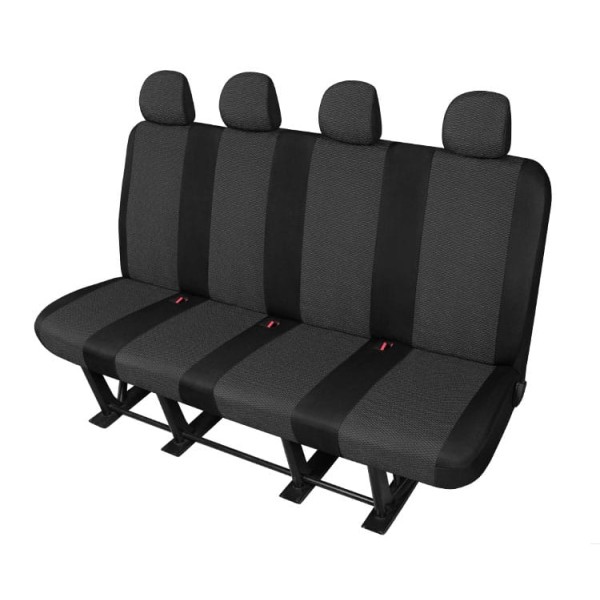 Huse Scaune Ford Transit 7 locuri cabina dubla dokka 2006-2022 din bumbac gros Huse Scaune Ford Transit 7 locuri cabina dubla dokka 2006-2022 din bumbac gros