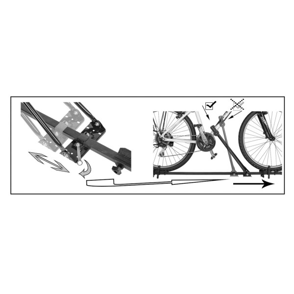 Suporti Bicicleta pentru 3 biciclete montate pe bare portbagaj auto din otel sau aluminiu Suporti Bicicleta pentru 3 biciclete montate pe bare portbagaj auto din otel sau aluminiu