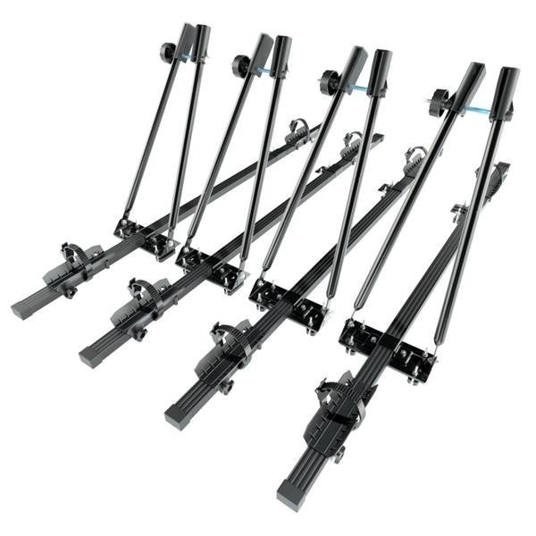 Suporti Bicicleta pentru 4 biciclete montate pe bare portbagaj auto din otel sau alumiu Suporti Bicicleta pentru 4 biciclete montate pe bare portbagaj auto din otel sau alumiu