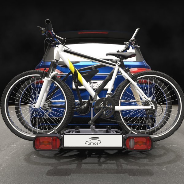 Suport 2 Biciclete prindere pe carligul de remorcare cu functia de pliere si basculare Tytan Plus Compact Suport 2 Biciclete prindere pe carligul de remorcare cu functia de pliere si basculare Tytan Plus Compact