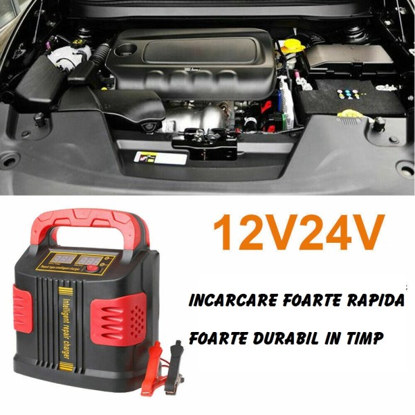 Redresor Incarcator Baterii Auto 50-120ah 6V / 12V CU INCARCARE RAPIDA Redresor Incarcator Baterii Auto 50-120ah 6V / 12V CU INCARCARE RAPIDA