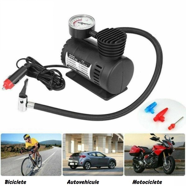 Compresor Auto 12 v Compact 100psi 7 BAR Compresor Auto 12 v Compact 100psi 7 BAR