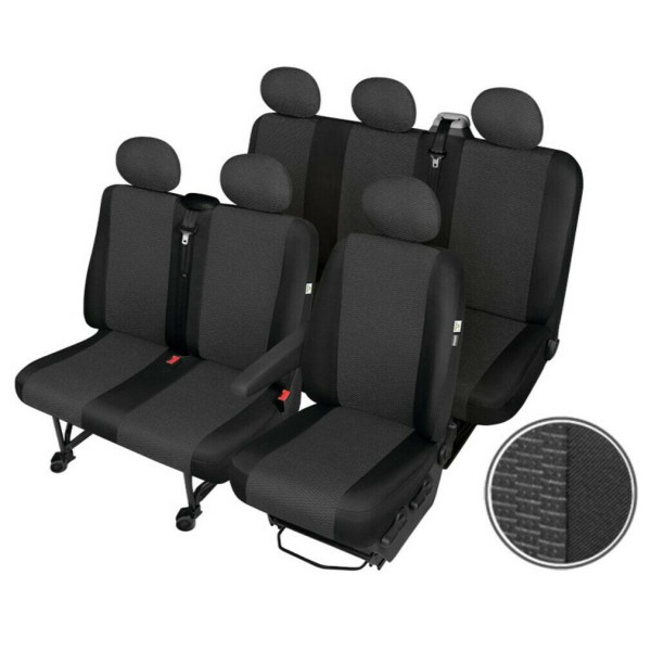 Huse Scaune 6 locuri Renault Trafic Kombi din bumbac 2001-2022